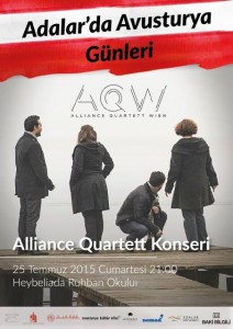 Adalar’da Avusturya Günleri  Alliance Quartett Konseri