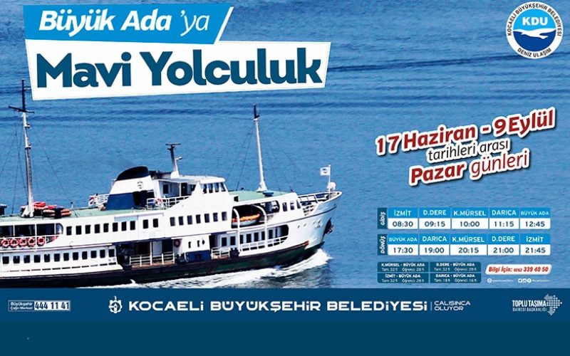 Kocaeli Belediyesi Adalar Vapur Seferleri 2018