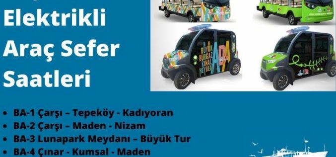 Büyükada Elektrikli Araç Sefer Saatleri 2020