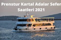 Prenstur Kartal Adalar Sefer Saatleri 2021