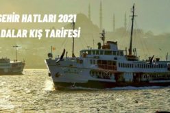 Şehir Hatları Adalar Vapur Seferleri 2021 Kış Tarifesi