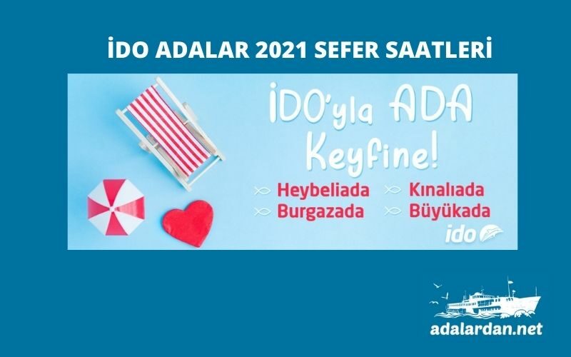 İDO Adalar 2021 Sefer Saatleri